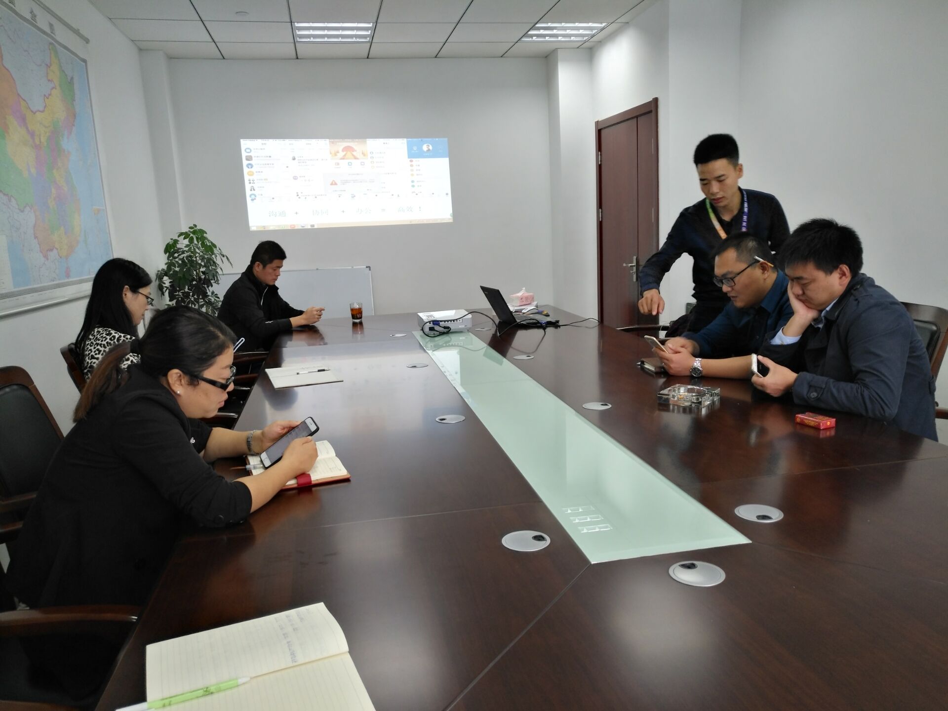 开云在线开户环保引入钉钉办公平台，打造高效团队